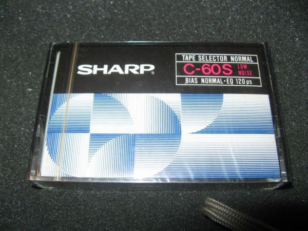 Аудиокассета Sharp C-60S (1981 - 1984 г.)