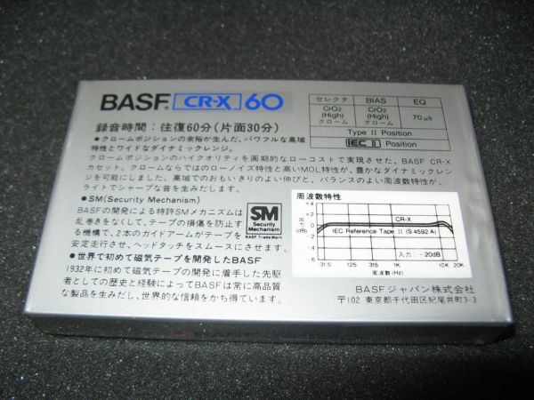 Аудиокассета Basf CR-X 60 (JP) (1982 - 1984 г.)