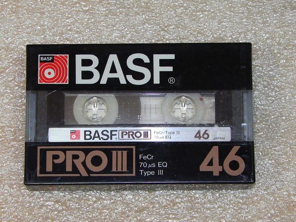 Аудиокассета Basf PRO III 46 (JP) (1982 - 1984 г. )