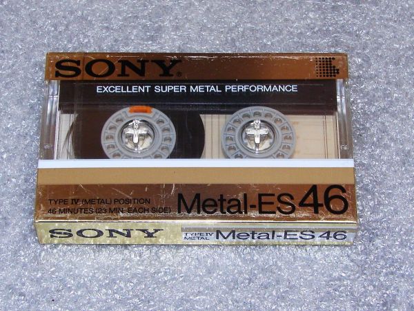 Аудиокассета SONY METAL-ES 46 (JP) (1985 - 1987 г.)