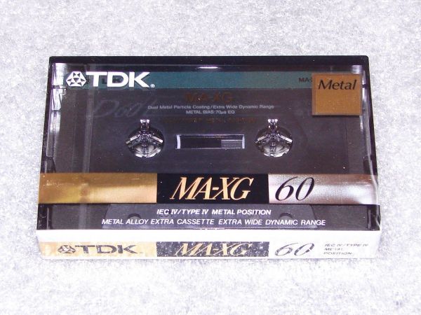 Аудиокассета TDK MA-XG 60 (EU) (1990 - 1995 г.)