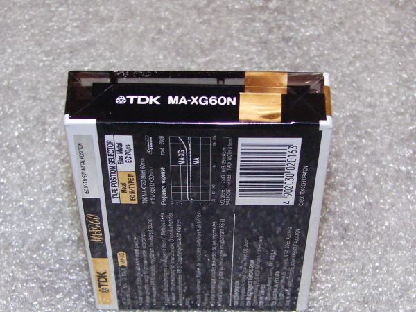 Аудиокассета TDK MA-XG 60 (EU) (1990 - 1995 г.)