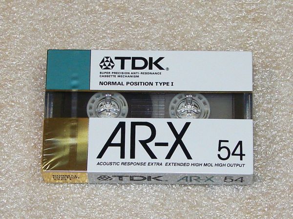 Аудиокассета TDK AR-X 54 (JP) (1987 - 1988 г.)