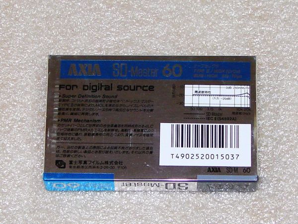 Аудиокассета AXIA SD Master 60 (JP) (1985 - 1986 г.)