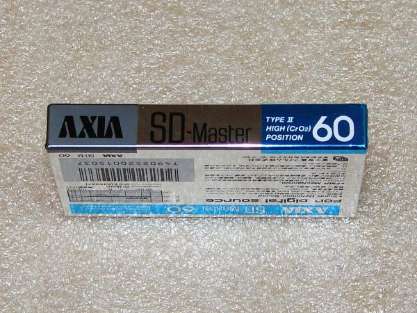 Аудиокассета AXIA SD Master 60 (JP) (1985 - 1986 г.)