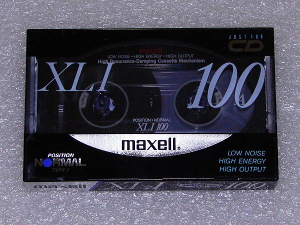 Аудиокассета Maxell XLI 100 (JP) (1990 - 1991 г)
