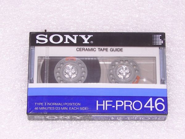 Аудиокассета SONY HF-PRO 46 (JP) (1985 г.)