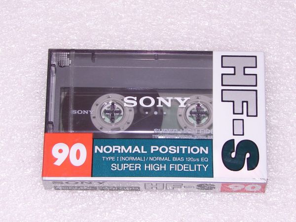 Аудиокассета SONY HF-S 90 (JP) (1989 г.)
