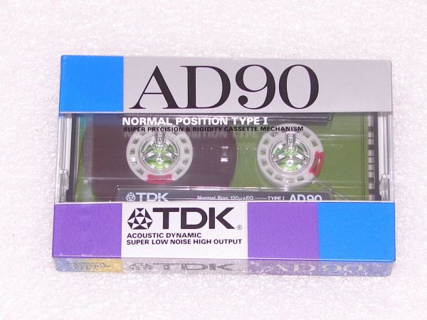 Аудиокассета TDK AD 90 (JP) (1987 - 1988 г.)