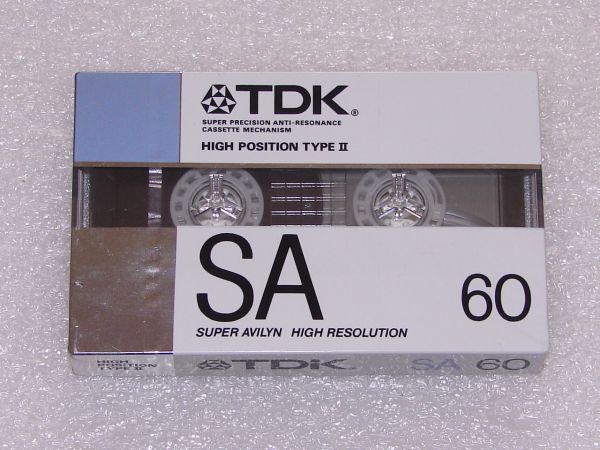 Аудиокассета TDK SA 60 (JP) (1987 - 1988 г.)