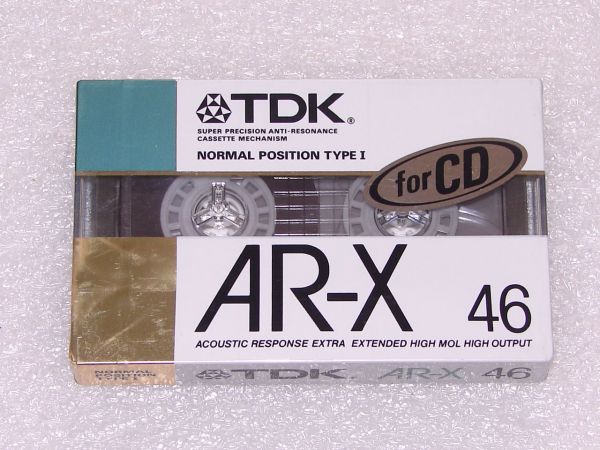 Аудиокассета TDK AR-X 46 (JP) (1987 - 1988 г.)