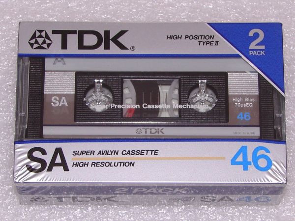 Аудиокассета TDK SA 46 2Pack (JP) (1985 - 1986)