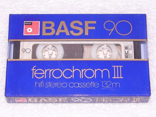 Аудиокассета BASF Ferrochrom III 90 (EU) (1981 г.)
