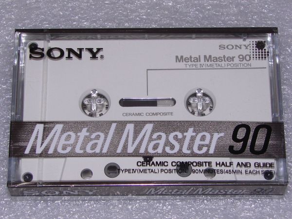 Аудиокассета Sony Metal Master 90 (JP) (1988 - 1989г.)