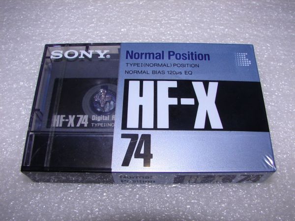 Аудиокассета Sony HF-X 74 (JP) (1989 г.)