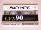 Аудиокассета Sony GF-X 90 (AS) (1985 г.)