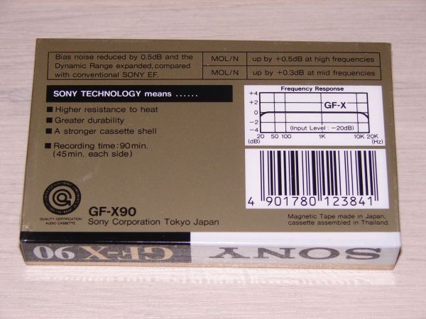 Аудиокассета Sony GF-X 90 (AS) (1985 г.)
