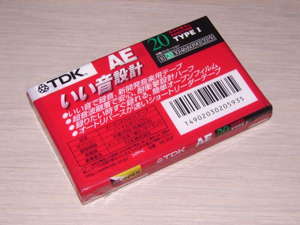 Аудиокассета TDK AE 20 (JP) (1998 г.)