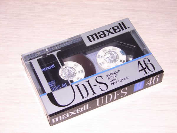 Аудиокассета Maxell UDI-S 46 (JP) (1988 - 1989 г.)