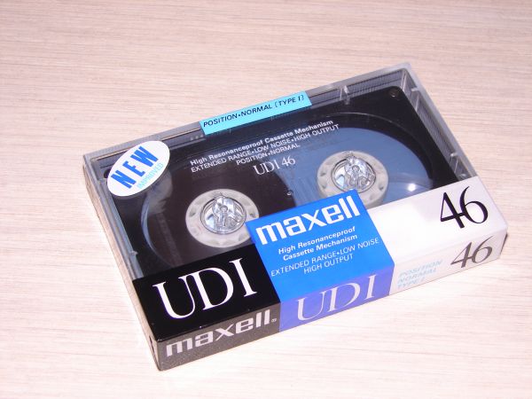 Аудиокассета Maxell UDI 46 (JP) (1988 - 1989 г.)