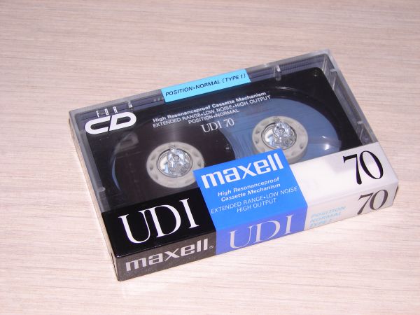 Аудиокассета Maxell UDI 70 (JP) (1988 - 1989 г.)