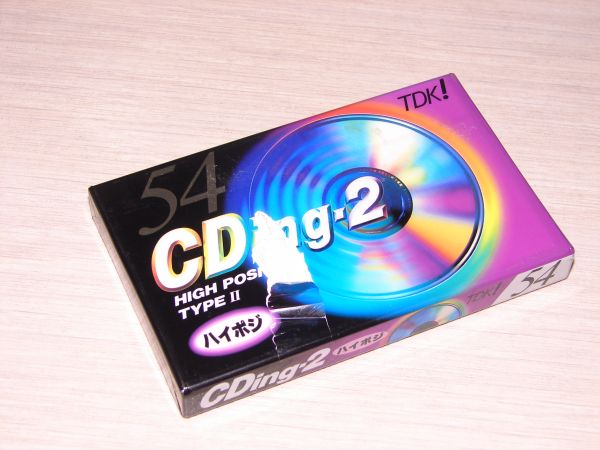 Аудиокассета TDK CDing-2 54 (JP) (1996 г.)