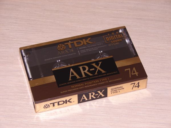 Аудиокассета TDK AR-X 74 (JP) (1990-1995г.)