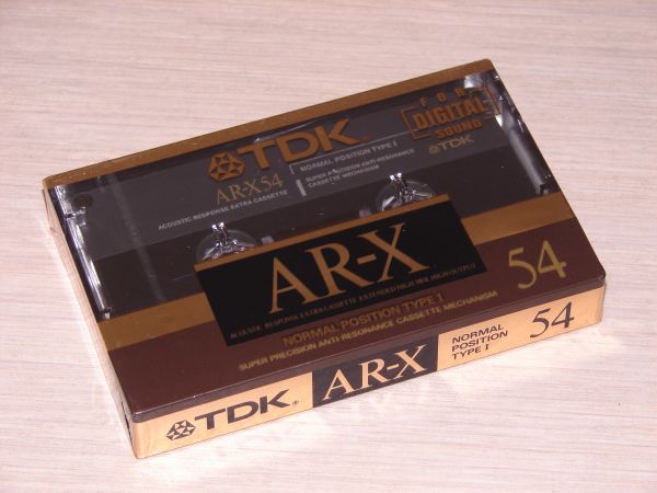 Аудиокассета TDK AR-X 54 (JP) (1990 - 1995 г.)