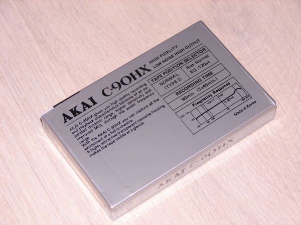 Аудиокассета AKAI C-90 HX
