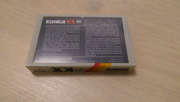 Аудиокассета Konica KX 60 (EU) (1987 - 1989 г.)