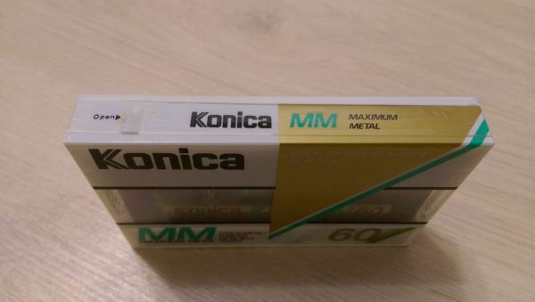 Аудиокассета Konica MM 60 (JP) (1984 - 1986 г.)