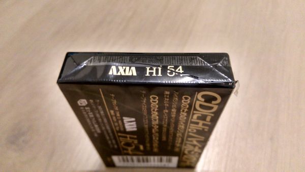Аудиокассета AXIA Hi 54 (JP) (1990 - 1991 г)