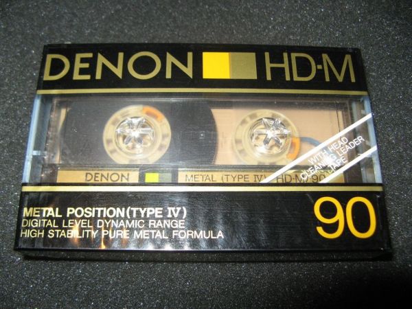 Аудиокассета DENON HD-M 90 (EU) (1985 - 1986 г.)