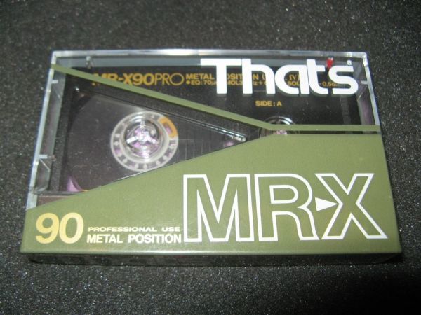 Аудиокассета That's MR-X 90 (JP) (1986 г.)