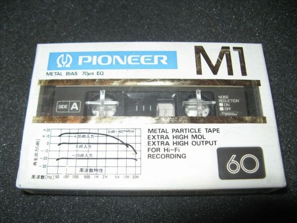 Аудиокассета PIONEER M1 60 (JP) (1982 - 1983 г.)