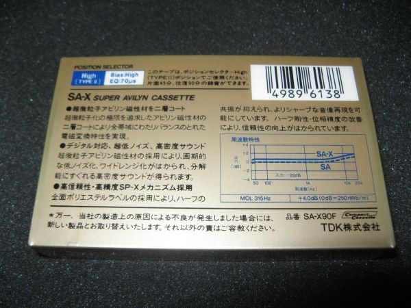 Аудиокассета TDK SA-X 90 (JP) (1985 - 1987 г.)