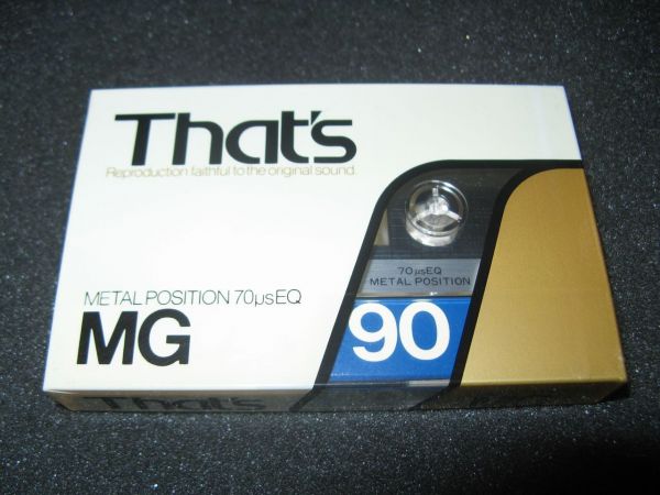 Аудиокассета That's MG 90 (JP) (1983 г.)