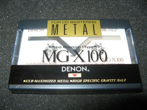 Аудиокассета DENON MG-X 100 (US) (1992 - 1993 г.)