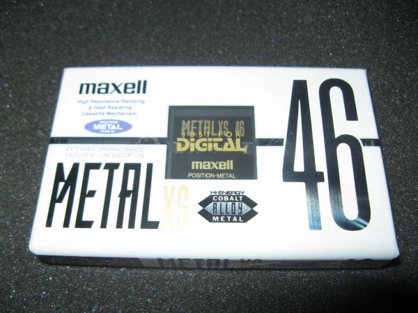 Аудиокассета MAXELL METAL XS 46 (JP) (1992 - 1993 г.)