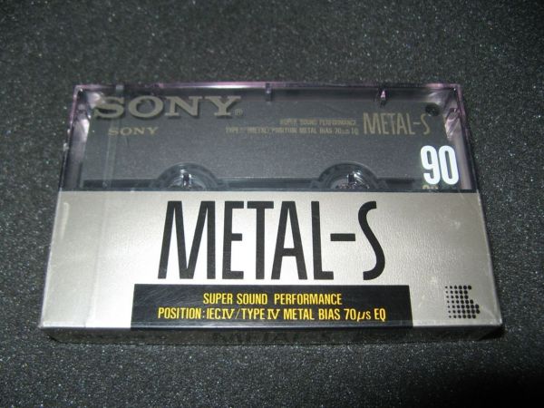 Аудиокассета Sony Metal-S 90 (EU) (1990 - 1992 г.)