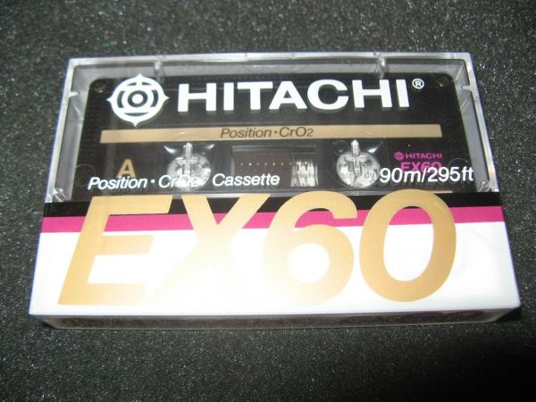 Аудиокассета HITACHI EX 60 (EU) (1988 - 1989 г.)