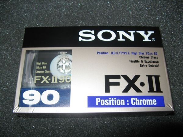 Аудиокассета SONY FX-II 90 (EU) (1990 - 1992 г.)