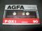 Аудиокассета AGFA F-DX I 90 (1987 - 1989 г.)