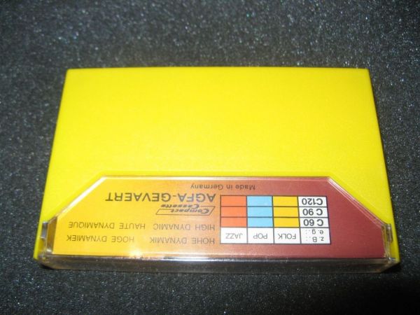 Аудиокассета Agfa Ferro Color Yellow 60 (1978 - 1979 г.)