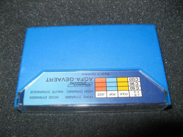 Аудиокассета Agfa Ferro Color Blue 60 (1978 - 1979 г.)