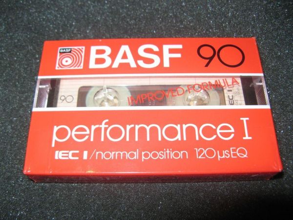 Аудиокассета Basf  PERFORMANCE I 90 (US) (1982 - 1984 г.)
