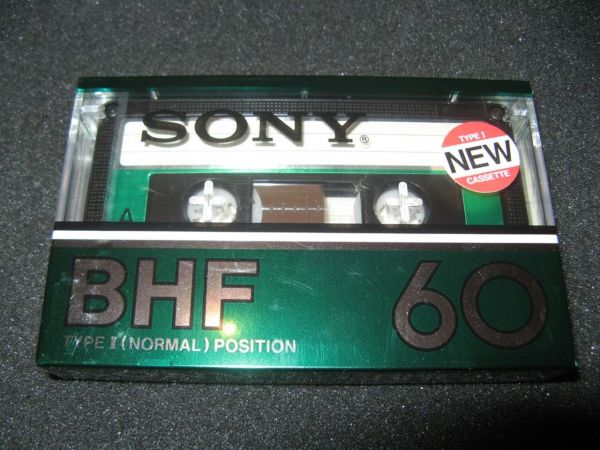 Аудиокассета Sony BHF 60 Metallic (JP) (1982 - 1984 г.)