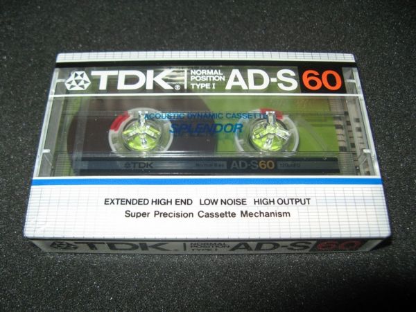 Аудиокассета TDK AD-S 60 (JP) (1982 - 1983 г.)