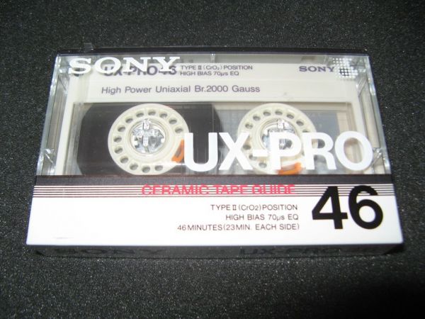 Аудиокассета SONY UX-PRO 46 (JP) (1986 - 1987 г.)