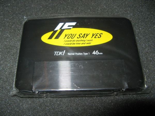 Аудиокассета TDK IF BLACK 46 (JP) (1987 - 1988 г.)